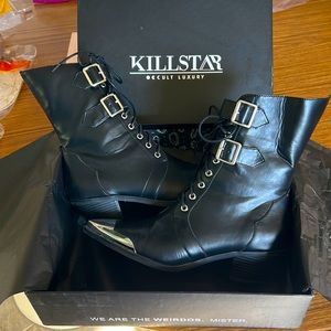Kill star violet boots sz 10